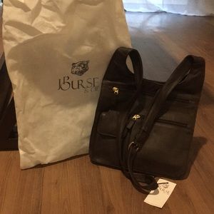 J P Ourse & Cie Traveler Bag in dark brown